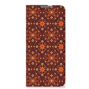 OPPO Find X5 Pro Hoesje met Magneet Batik Brown