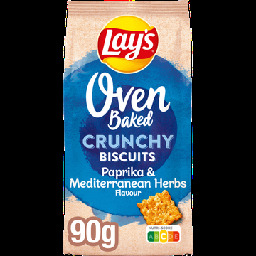 Lay&apos;s Oven Baked Biscuits Paprika & Kruiden 90 gr bij Jumbo