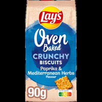 Lay&apos;s Oven Baked Biscuits Paprika & Kruiden 90 gr bij Jumbo