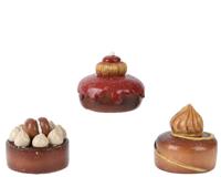 Beeld Taart polyresin dia6cm