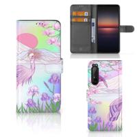 Sony Xperia 1 II | Telefoonhoesje | Met pasjeshouder | Bird