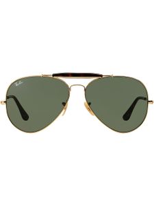 Ray-Ban lunettes de soleil Aviator - Métallisé