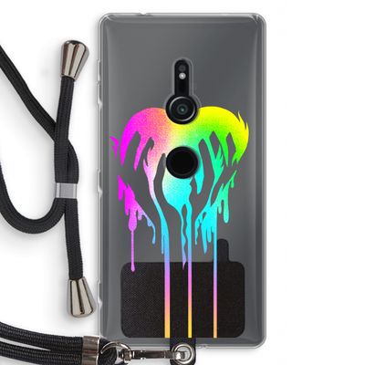 Hold My Heart: Sony Xperia XZ2 Transparant Hoesje met koord