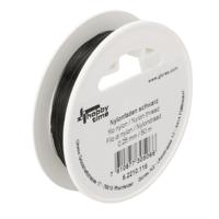Glorex Hobby Nylon hobby draad - zwart - 0.25 mm x 50 meter