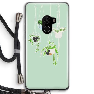 Hang In There: Xiaomi Mi Mix 2 Transparant Hoesje met koord
