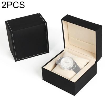 2 stk SBH002 PU polshorloge opbergdoos beschermende case maat: L
