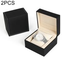 2 stk SBH002 PU polshorloge opbergdoos beschermende case maat: L