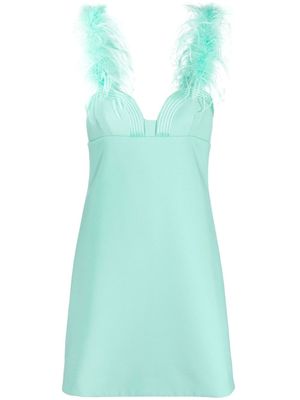 Elie Saab robe à encolure cœur - Vert