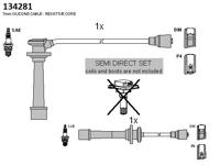 Hitachi Bougiekabelset 134281