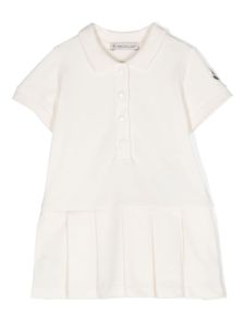 Moncler Enfant robe à patte de boutonnage - Blanc