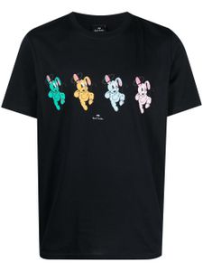 PS Paul Smith X Bunny Repeat t-shirt en coton biologique - Bleu