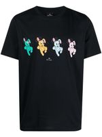 PS Paul Smith X Bunny Repeat t-shirt en coton biologique - Bleu