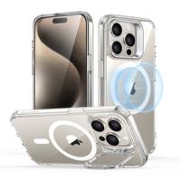 iPhone Classic Hybrid Case with Stash Stand (HaloLock) Clear