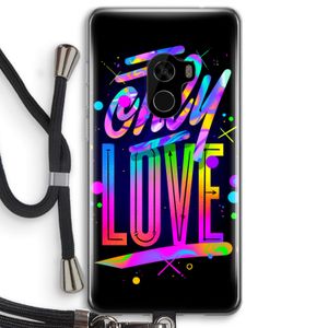 Only Love: Xiaomi Mi Mix 2 Transparant Hoesje met koord