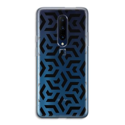 Crazy pattern: OnePlus 7 Pro Transparant Hoesje