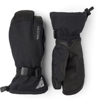 Hestra Powder Gauntlet 3 Vinger Handschoen Black 9
