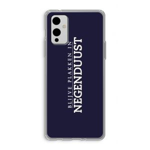 Blijve plakken in Negenduust: OnePlus 9 Transparant Hoesje