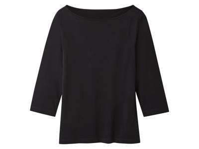 esmara Set van 2 dames tops (Zwart/wit, XL (48/50))