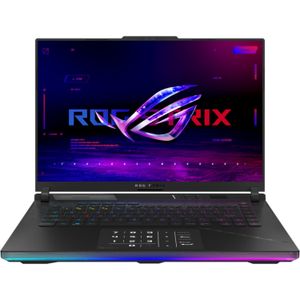 ASUS ROG Strix SCAR 16 G634JY-NM001W Intel® Core™ i9 i9-13980HX Laptop 40,6 cm (16") WQXGA 32 GB DDR5-SDRAM 2 TB SSD NVIDIA GeForce RTX 4090 Wi-Fi 6E (802.11ax) Windows 11 Home Zwart, Groen