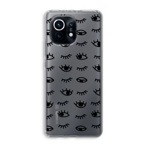 Eye pattern #2: Xiaomi Mi 11 Transparant Hoesje