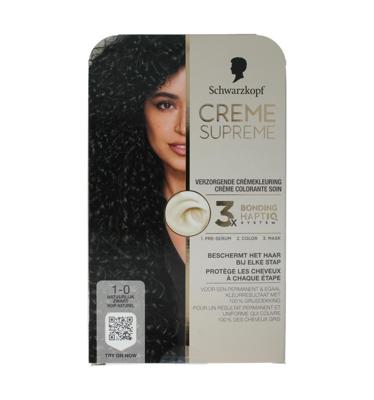Creme supreme 1-0 black