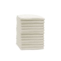 Eleganzzz Handdoek 100% Katoen 50x100cm - ivoor - Set van 12 - thumbnail