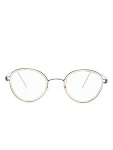 Lindberg lunettes de vue Jackie U16 à monture ronde - Gris