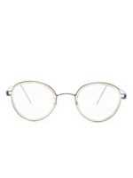 Lindberg lunettes de vue Jackie U16 à monture ronde - Gris