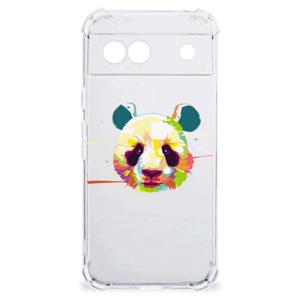 Google Pixel 8A Stevig Bumper Hoesje Panda Color