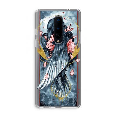 Golden Raven: OnePlus 8 Transparant Hoesje