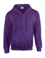 Gildan G18600 Heavy Blend™ Adult Full Zip Hooded Sweatshirt - Purple - M