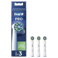 Oral-B Pro Cross Action opzetborstels, verpakking van 3 stuks