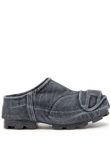 Diesel mules D-Hammer en jean - Noir