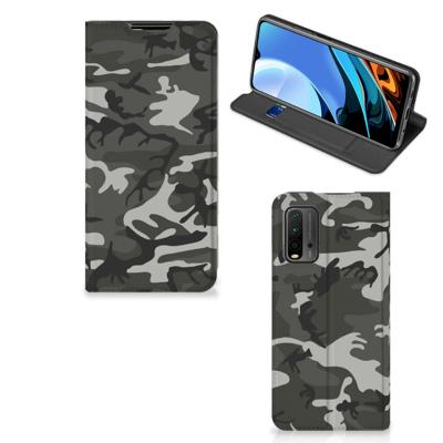 Xiaomi Poco M3 | Redmi 9T | Hoesje met Magneet | Army Light