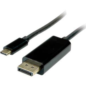 VALUE 11.99.5846 video kabel adapter 2 m DisplayPort USB Type-C Zwart