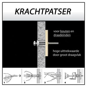 Toggler hollewandanker M10 10-64mm (25st)