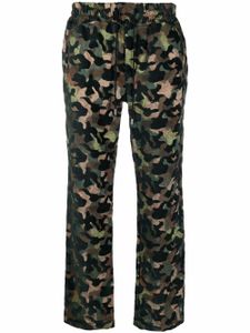 Just Don pantalon droit à imprimé camouflage - Vert