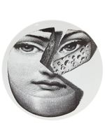 Fornasetti printed china plate - Blanc - thumbnail