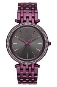 Michael Kors Dames Darci pruimkleurig roestvrij stalen horloge MK3554