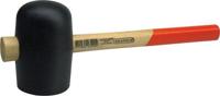 Skan rubberhamer 83mm zwart zacht - Deltafix