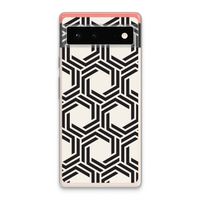 Geometrisch patroon: Google Pixel 6 Transparant Hoesje Geometrisch patroon: Google Pixel 6 Transparant Hoesje