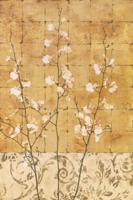 Kunstdruk Chris Donovan - Blossoms in Gold II 62x93cm