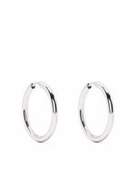 Tom Wood grandes boucles d'oreilles en argent sterling - thumbnail