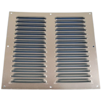 Aluminium Schoepenrooster Opbouw 300 X 300mm - Alu (1-3030a) Aluminium Schoepenrooster Opbouw 300 X 300mm - Alu (1-3030a)