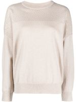 Brunello Cucinelli pull en cachemire à sequins - Tons neutres