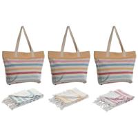 Handtas Dames Home ESPRIT Multicolour 37 x 12 x 36 cm (3 Stuks)