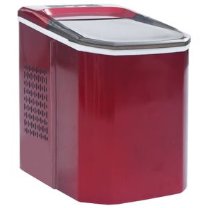 VidaXL Ijsblokjesmachine 1,4 l 15 kg/24 u rood