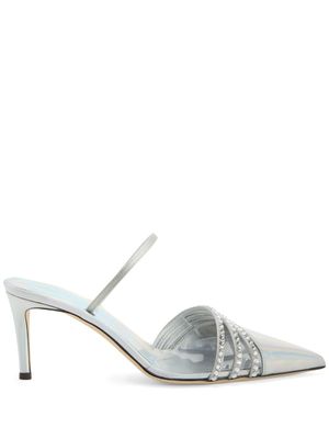 Giuseppe Zanotti escarpins Claralie 70 mm - Argent