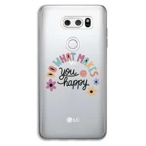 Happy days: LG V30 Transparant Hoesje