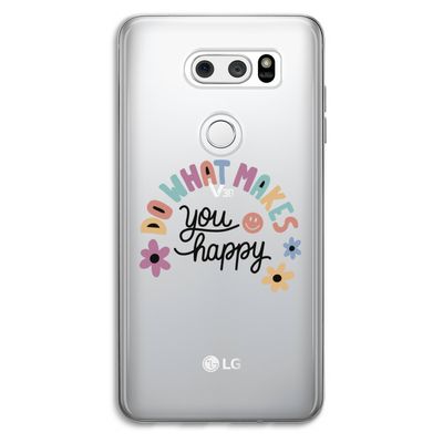 Happy days: LG V30 Transparant Hoesje